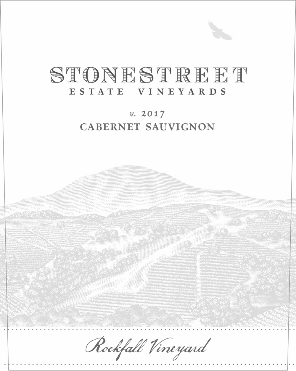 Stonestreet Rockfall Cabernet Sauvignon Front Label