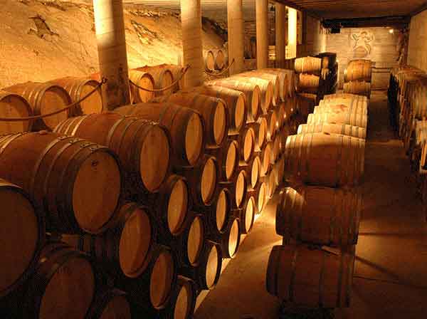 Wine cellar at Clos Mogador