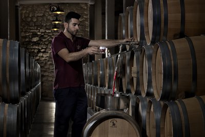 Wine Cellar at La Rioja Alta Winery