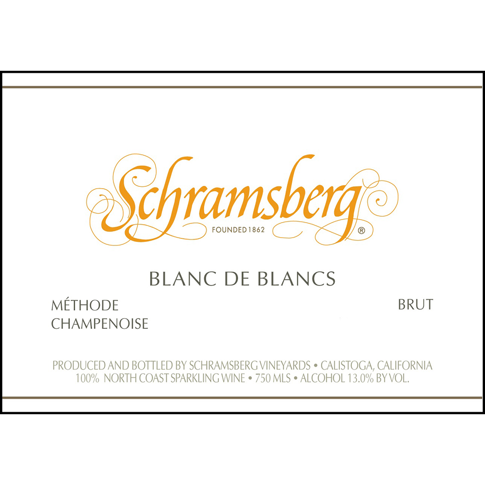 Schramsberg Blanc de Blancs Label